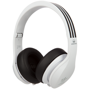 Наушники мониторные классические Monster 137013-00 Adidas Originals Over Ear White