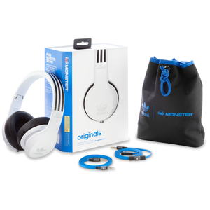 Наушники мониторные классические Monster 137013-00 Adidas Originals Over Ear White