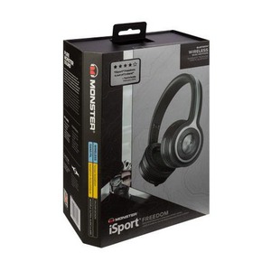Наушники мониторные беспроводные Monster 128947-00 iSport Freedom Bluetooth On-Ear Black