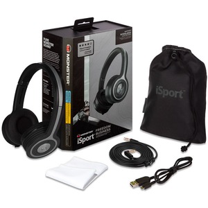 Наушники мониторные беспроводные Monster 128947-00 iSport Freedom Bluetooth On-Ear Black
