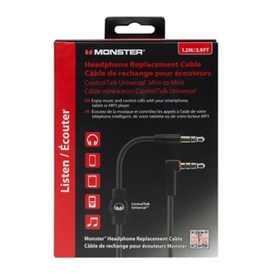 Сменный кабель для наушников Monster 131977-00 Headphone Replacement Cable 1.2m