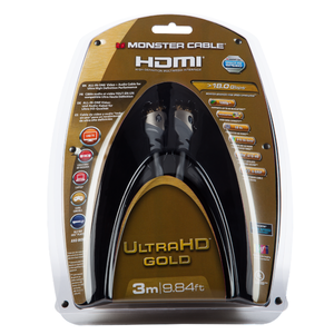 Кабель HDMI - HDMI Monster 140738-00 UltraHD Gold High Speed HDMI MC GLD UHD-3M WW 3.0m