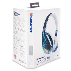Наушники мониторные классические Monster 137028-00 DiamondZ Clear Blue