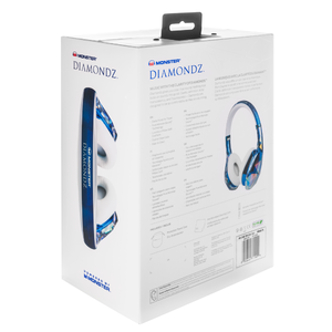 Наушники мониторные классические Monster 137028-00 DiamondZ Clear Blue