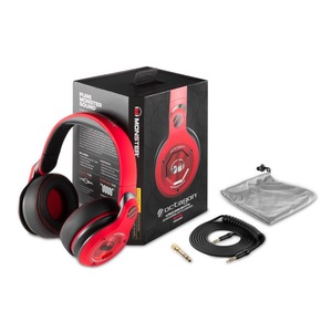 Наушники мониторные классические Monster 130554-00 Octagon Over-Ear Red