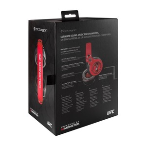 Наушники мониторные классические Monster 130554-00 Octagon Over-Ear Red