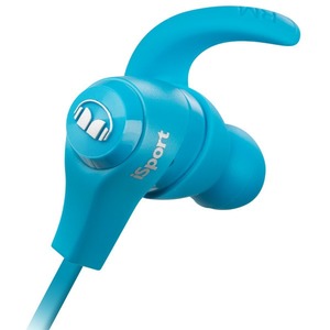 Наушники внутриканальные беспроводные Monster 128659-00 iSport Wireless In-Ear Blue