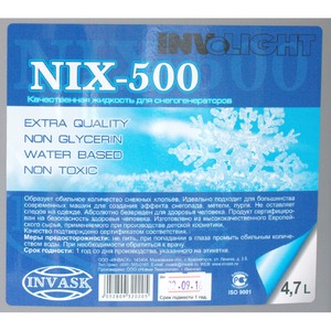 Жидкость для генераторов снега INVOLIGHT NIX-500