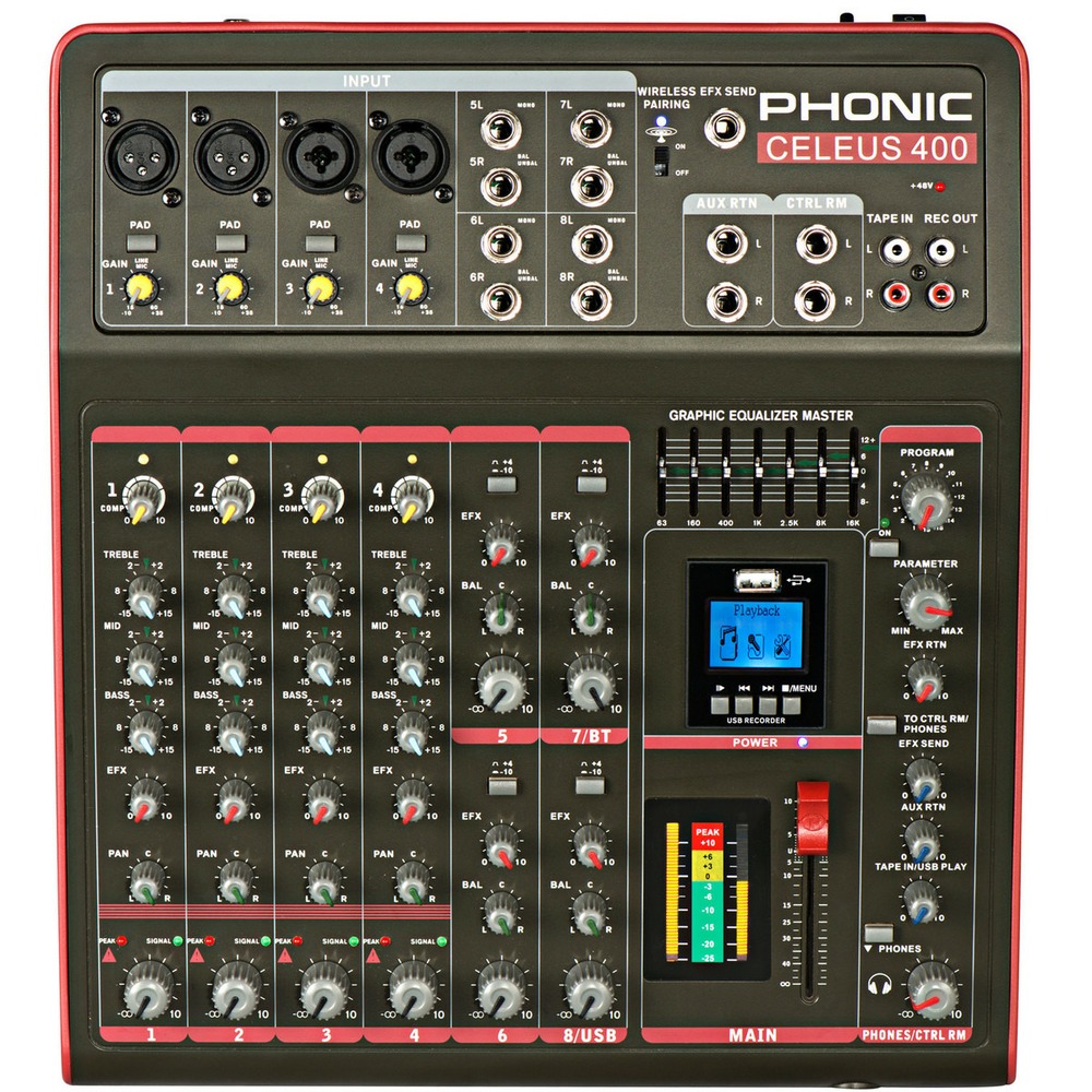 Аналоговый микшер Phonic CELEUS 400