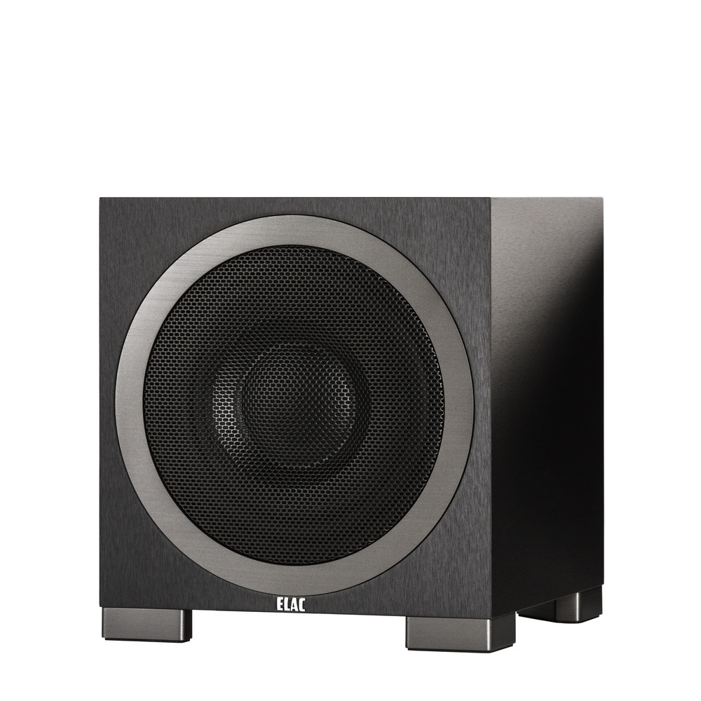 Сабвуфер закрытого типа Elac Debut S10 EQ Black brushed vinyl