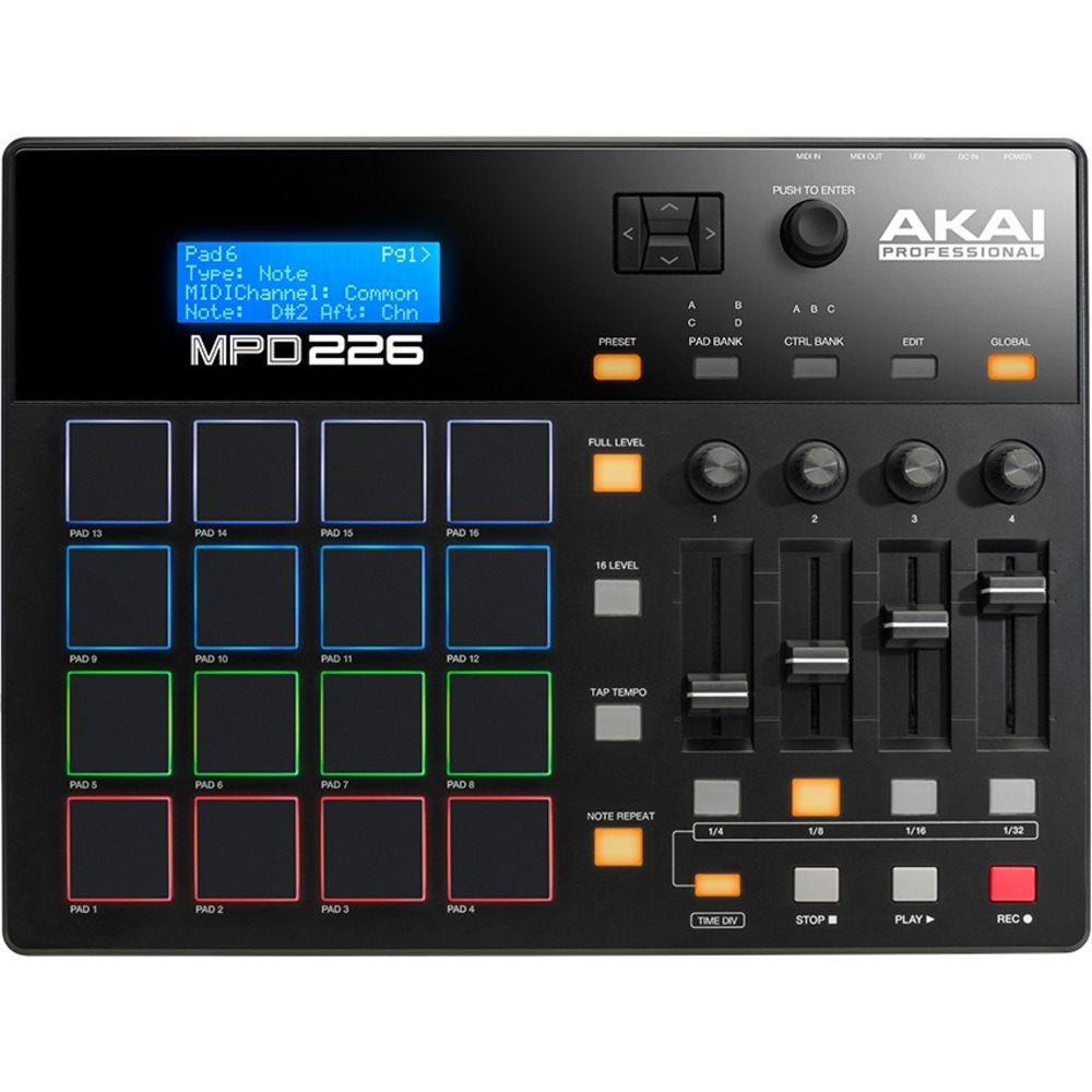 Миди контроллер Akai Pro MPD226