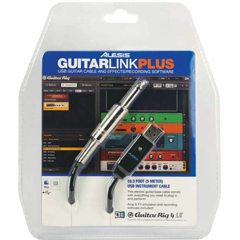 Внешняя звуковая карта с USB ALESIS Guitar Link Plus