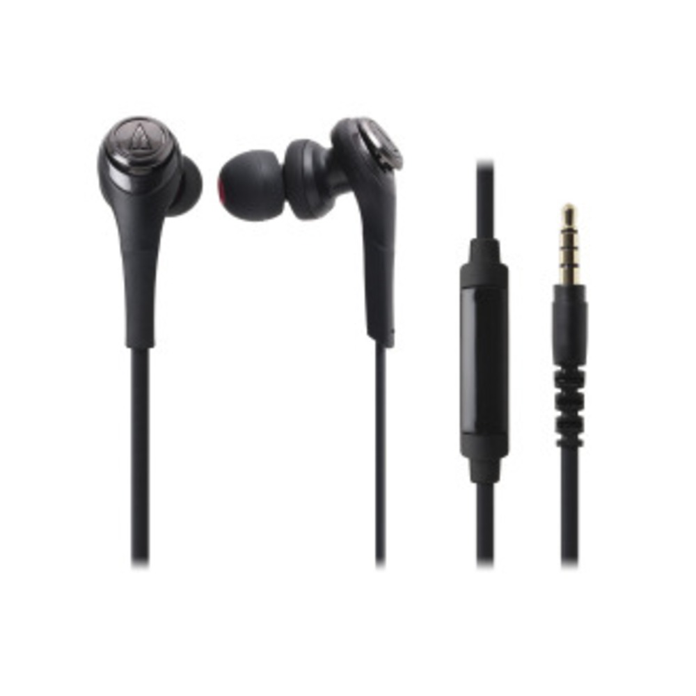 Наушники внутриканальные для iPhone Audio-Technica ATH-CKS550iS BK