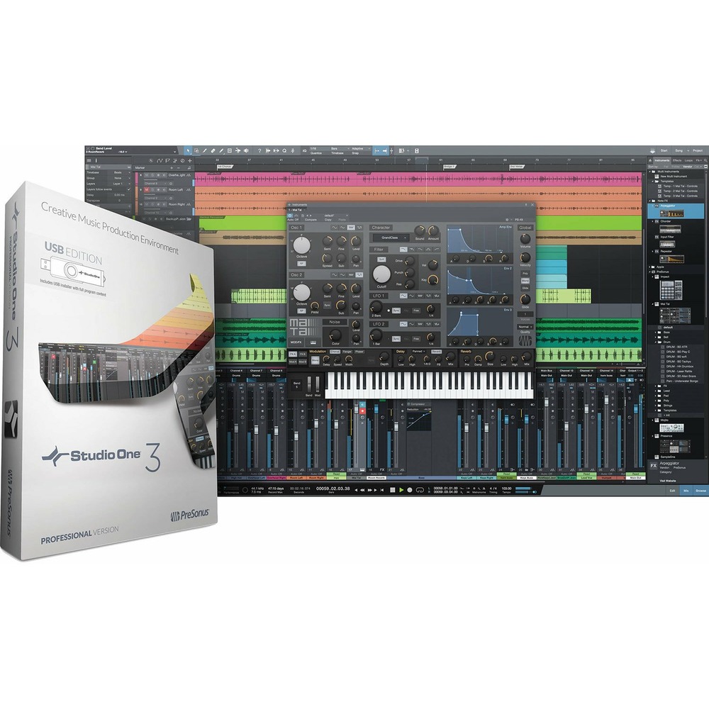 Программное обеспечение для студии PreSonus S1 PROF 3.0