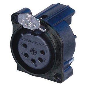 Терминал XLR (Мама) Neutrik NC5FBH-B