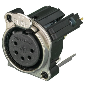 Терминал XLR (Мама) Neutrik NC5FBV-SW