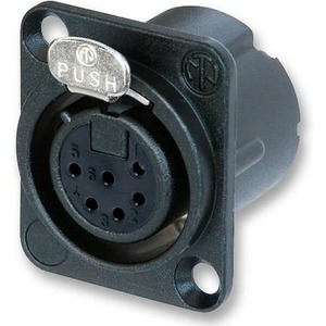 Терминал XLR (Мама) Neutrik NC6FD-LX-B