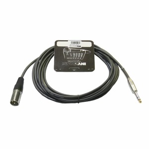 Кабель аудио 1xJack - 1xXLR Invotone ACM1005S/BK 5.0m