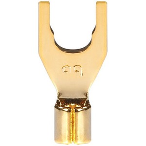 Разъем "Лопатка" Audioquest P10M/G Spade Gold