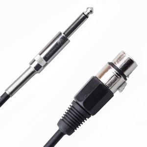 Кабель аудио 1xJack - 1xXLR Rich Pro RP211BLK 0.75m