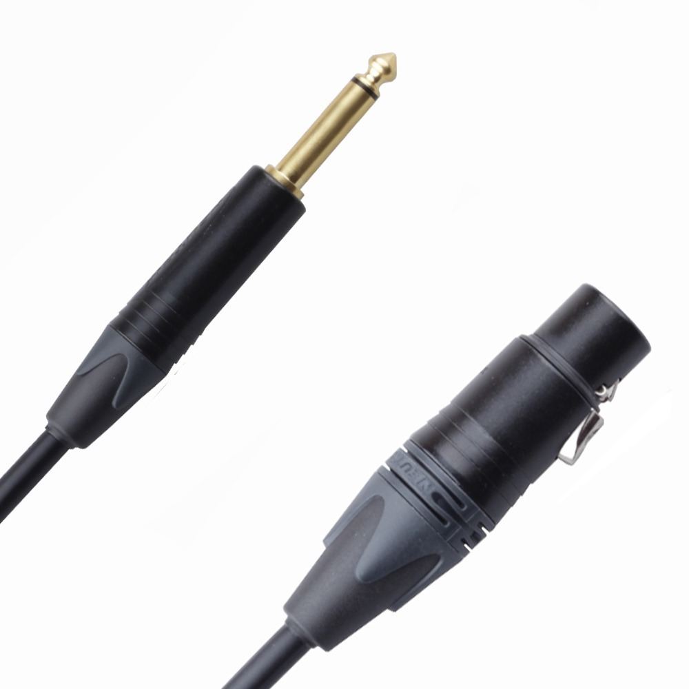 Кабель аудио 1xJack - 1xXLR Rich Pro RP263BLK 12.0m