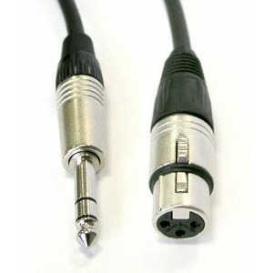 Кабель аудио 1xJack - 1xXLR AVC Link CABLE-956/1-Black 1.0m