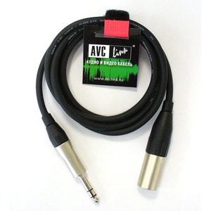 Кабель аудио 1xJack - 1xXLR AVC Link CABLE-957/3-Black 3.0m