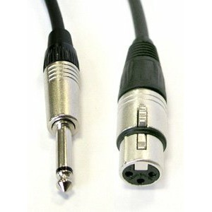 Кабель аудио 1xJack - 1xXLR AVC Link CABLE-955/3-Black 3.0m