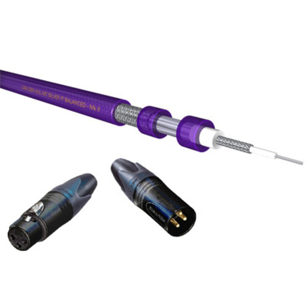 Кабель аудио 2xXLR - 2xXLR Van Den Hul MC-SILVER IT Mk II Balanced 1.5m