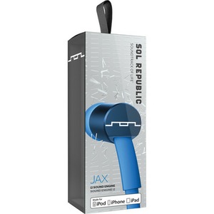 Наушники внутриканальные для iPhone Sol Republic Jax Mfi Blue&Stellar (1111-36)