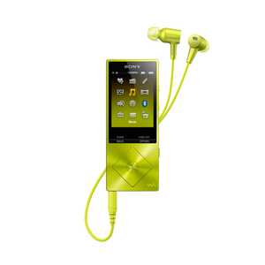 Цифровой плеер mp3 Sony NW-A25HN лаймово-желтый
