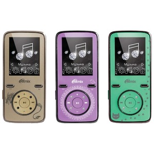 Цифровой плеер mp3 Ritmix RF-4850 8Gb Gold