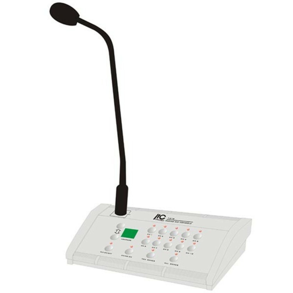 Микрофонная консоль для оповещения ITC ESCORT T-218