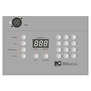 Микрофонная консоль для оповещения ITC ESCORT TW-012