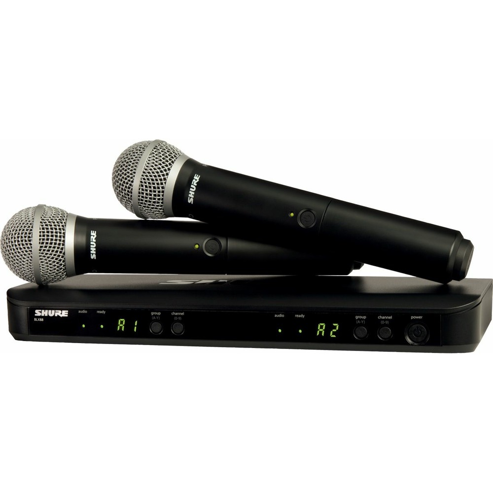 Радиосистема на два микрофона Shure BLX288E/PG58 M17 662-686 MHz