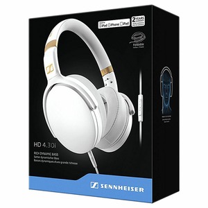 Наушники мониторные для iPhone Sennheiser HD 4.30i White