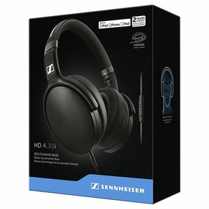 Наушники мониторные для iPhone Sennheiser HD 4.30i Black