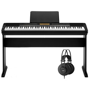 Пианино цифровое Casio CDP-230RBK + VESTON SC-44 + AKG K52