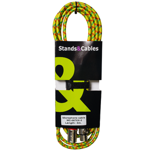 Кабель аудио 1xXLR - 1xXLR Stands&Cables MC-087XX-3 3.0m
