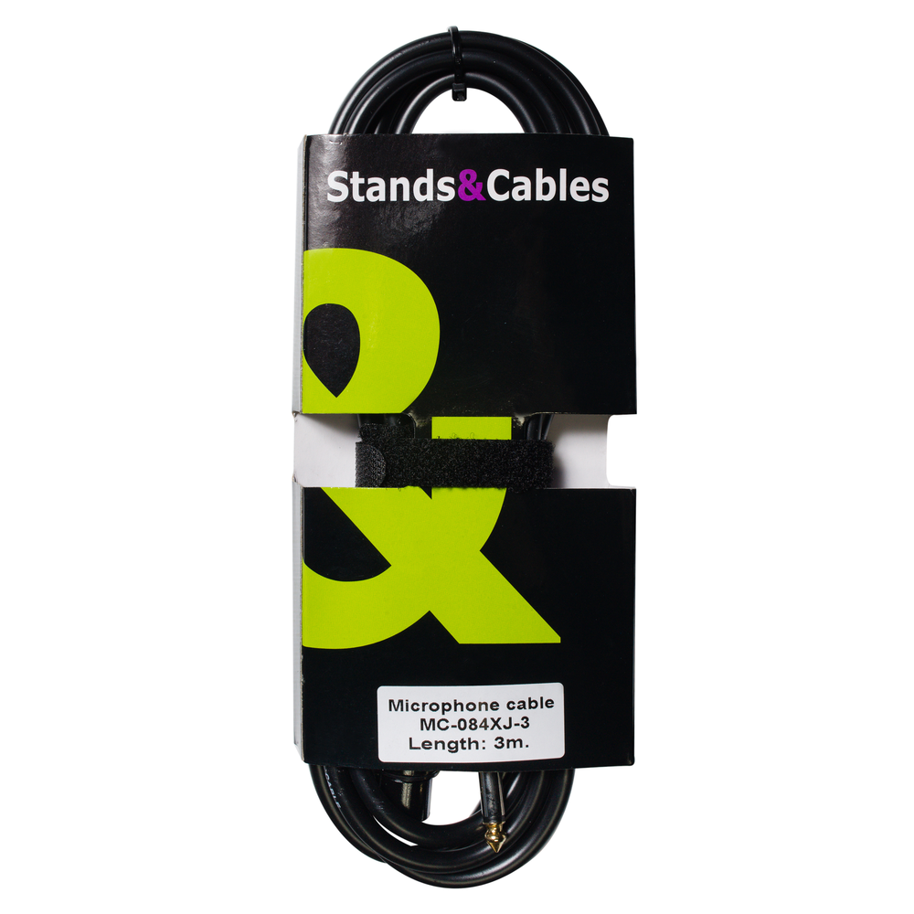 Кабель аудио 1xJack - 1xXLR Stands&Cables MC-084XJ-3 3.0m
