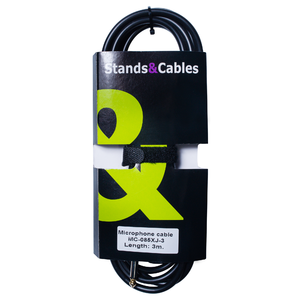 Кабель аудио 1xJack - 1xXLR Stands&Cables MC-085XJ-3 3.0m