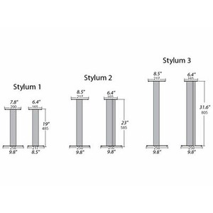 Стойка для акустики Norstone Stylum2 Silver