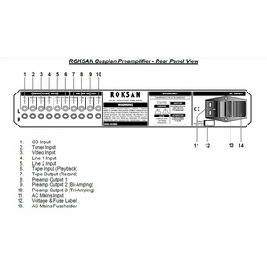 Усилитель предварительный Roksan Caspian Pre Amplifier Silver