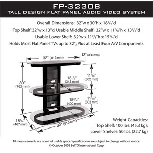 Тумба для ТВ BellO FP-3230 BS