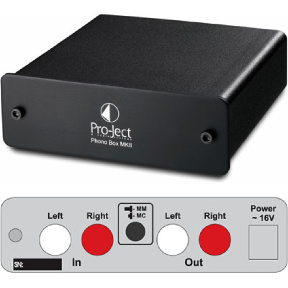 Фонокорректор Pro-Ject Phono Box II Black