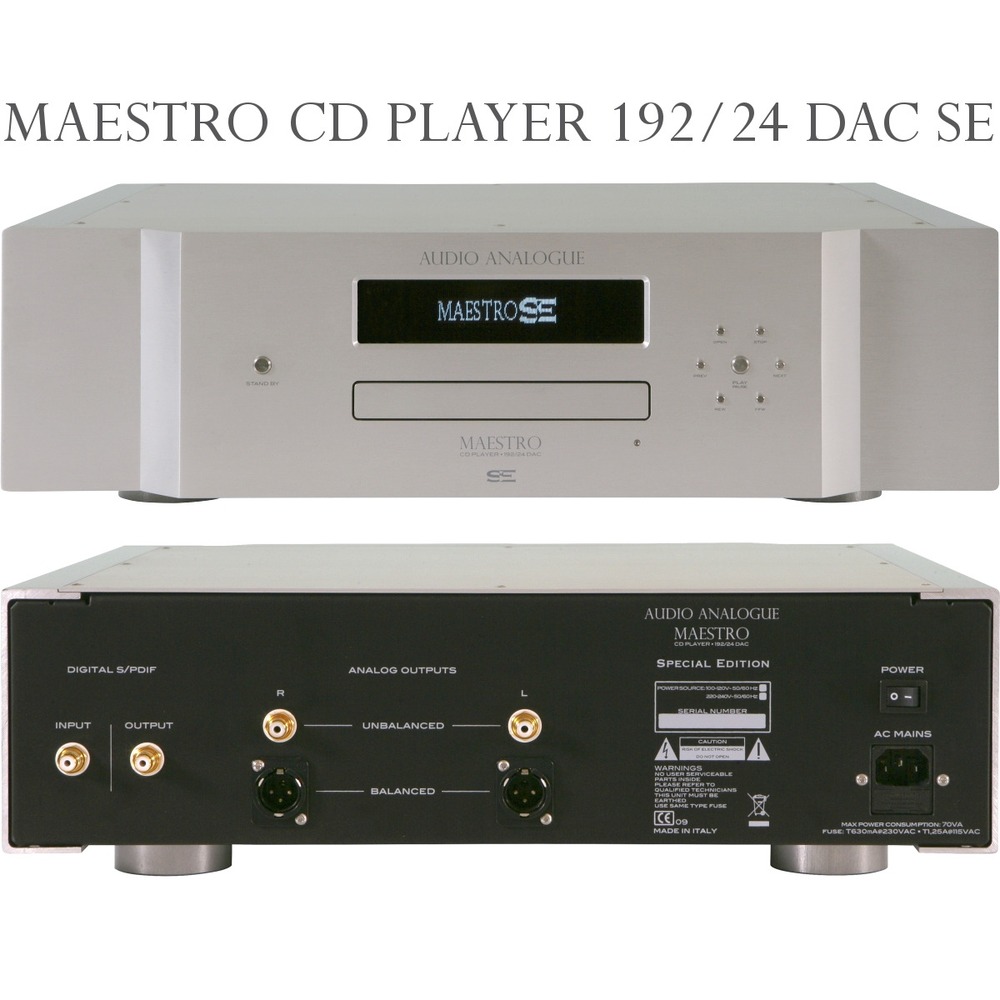 CD проигрыватель Audio Analogue Maestro CD 192/24 Silver