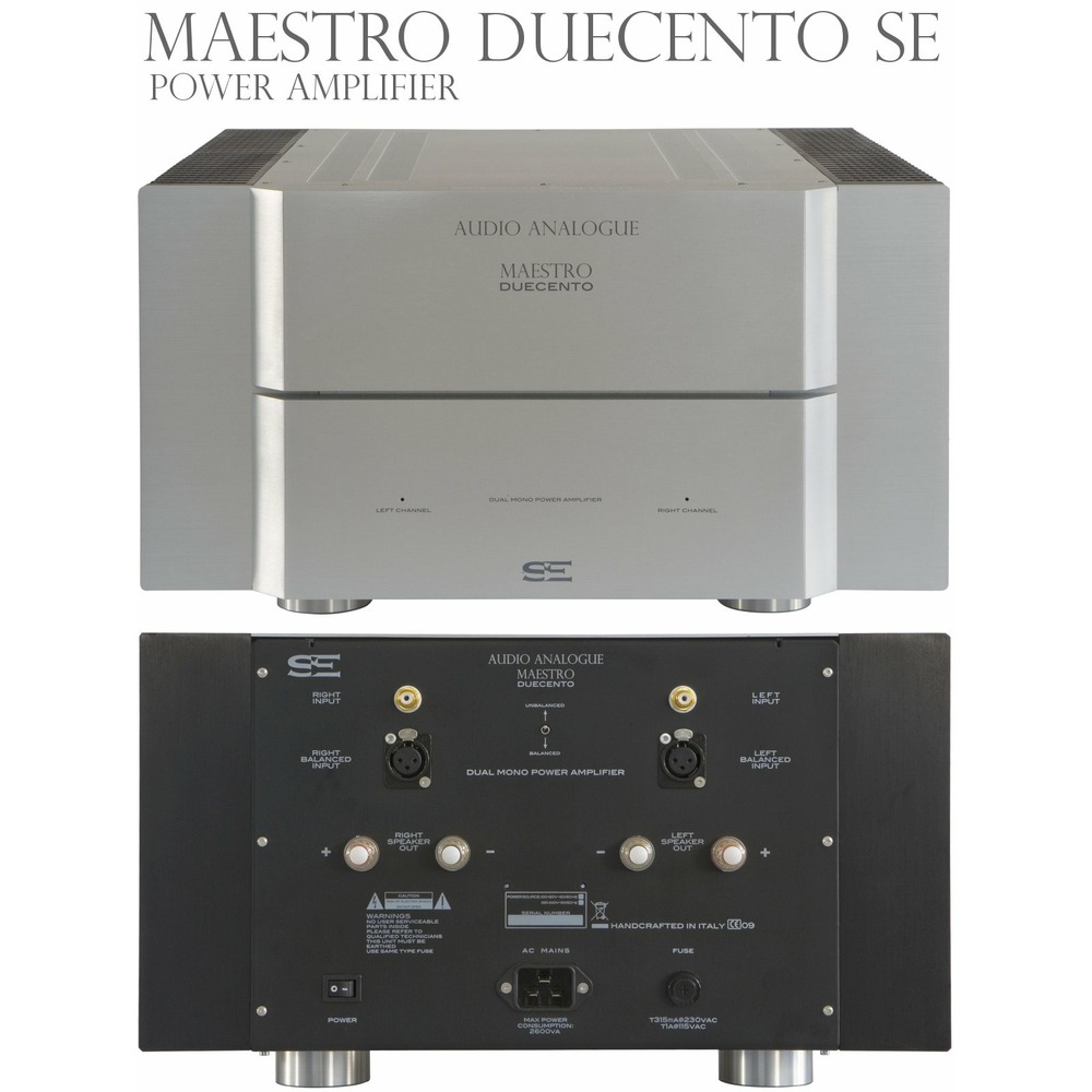 Усилитель мощности Audio Analogue Maestro Duecento Black