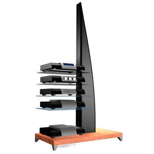 Hi-Fi стойка Soundations Ritz 2 Plasma Black/Cherry