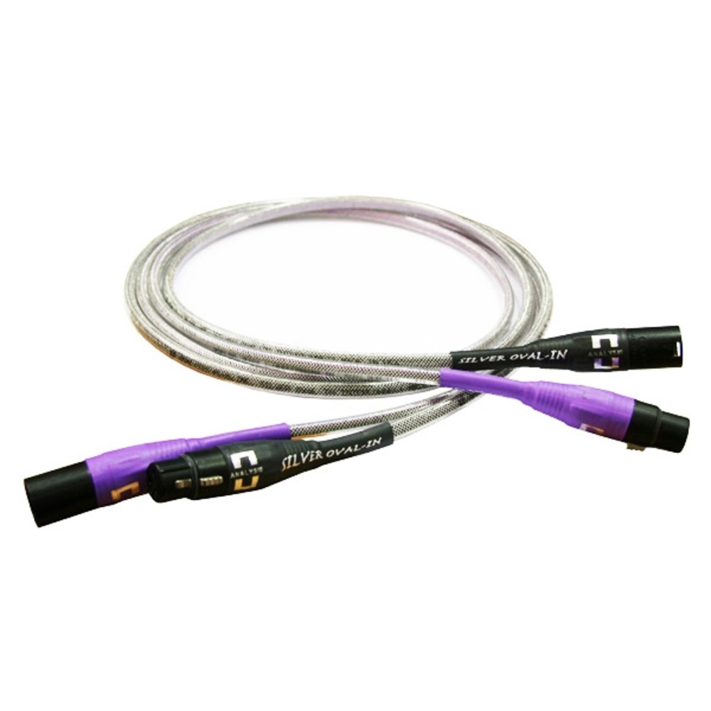 Кабель аудио 2xXLR - 2xXLR Analysis Plus Silver Oval-in XLR 1.0m