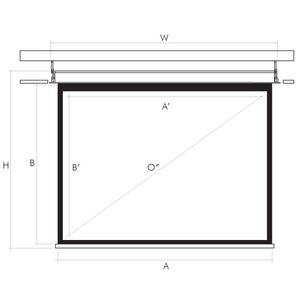 Экран для проектора Ligra INCEELING SCREEN, HDTV, 16:9, 220x124, 99